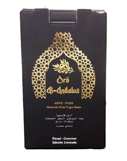 AOVE Picual 2 litros Oro Al-Andalus de nueva cosecha.